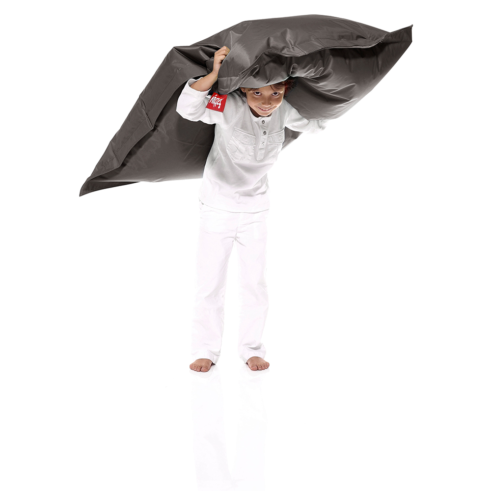 Кресло-мешок детское Fatboy Junior серо-коричневое 9000515 - Вид №1