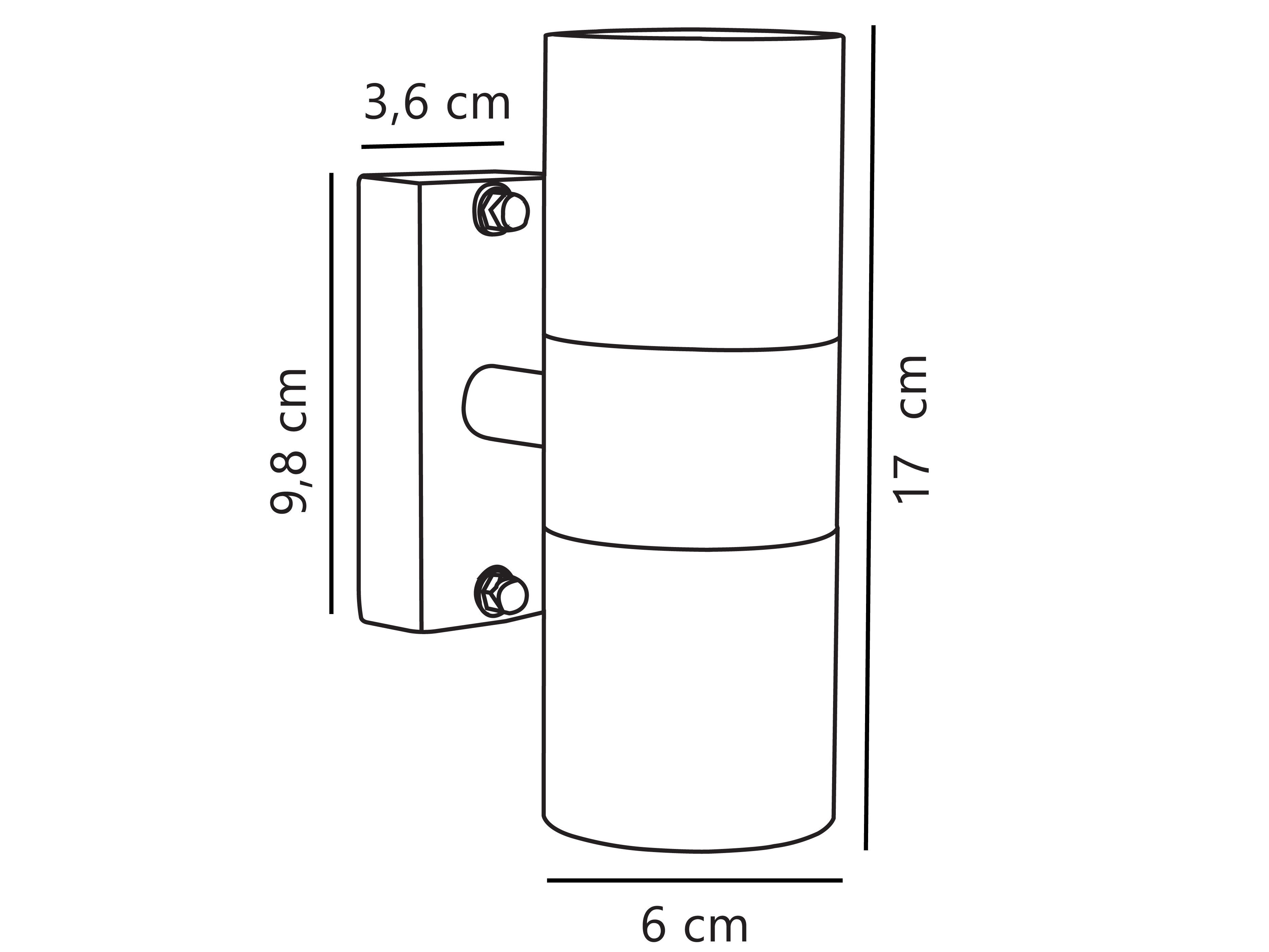 Металлическая наружная настенная лампа Nordlux Tin ARCH-00067574 - Вид №3