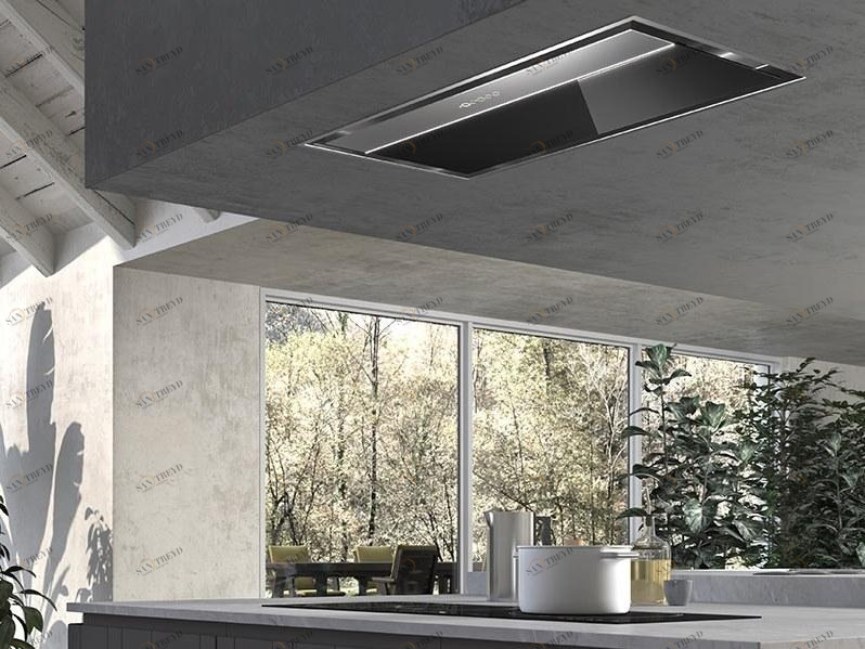 FABER Встроенная вытяжка из нержавеющей стали и стекла со встроенным освещением класса а ++  350.0543.436 