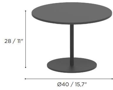 Royal Botania Круглый садовый столик из нержавеющей стали Butler sun-id-1516629 - Вид №2