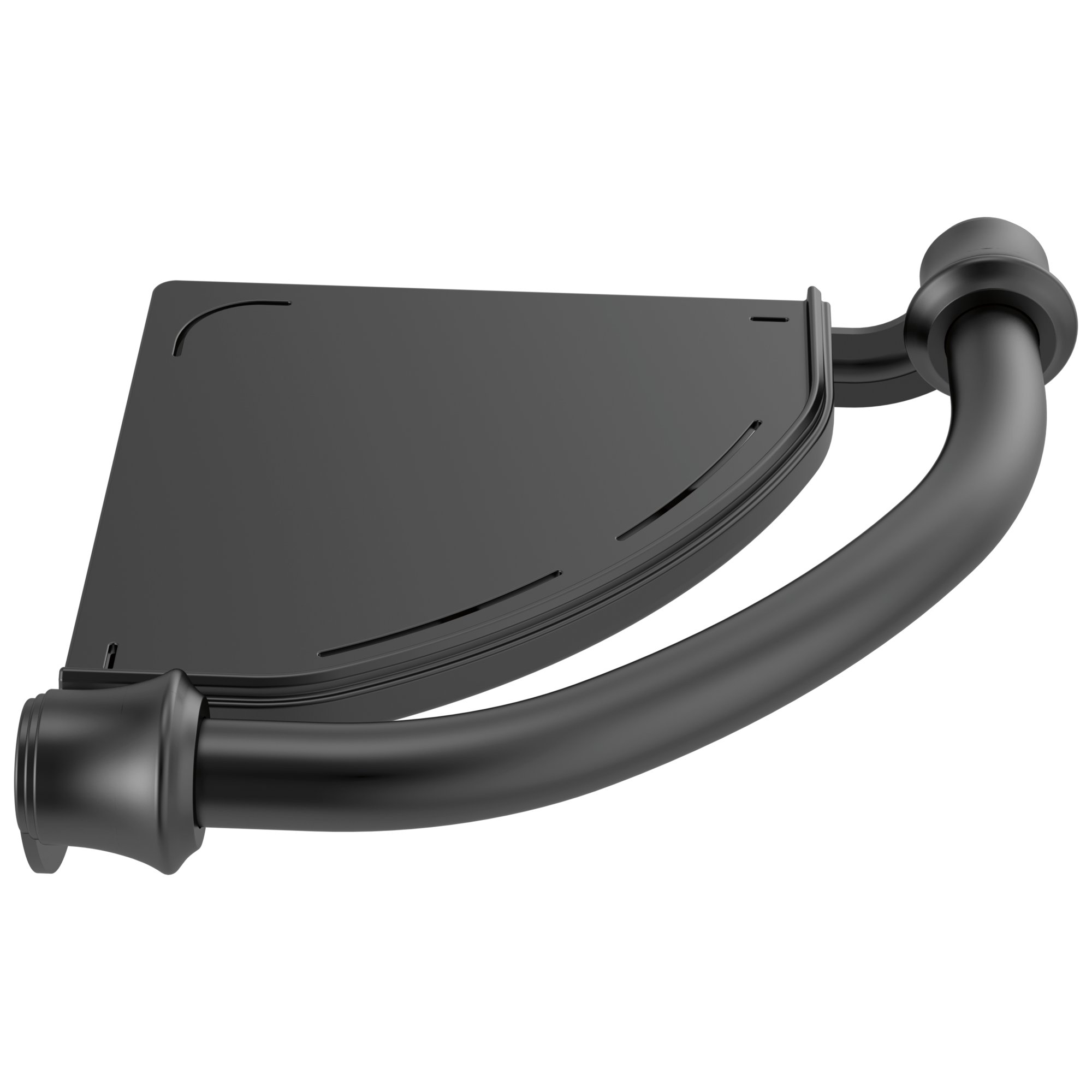 Традиционная угловая полка Décor Assist со вспомогательной планкой Delta Faucet 41316-BL