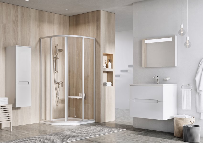 SKCP4-80 белый+Гpапе Ravak 31140100ZG - Вид №4