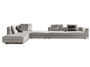 Модульный угловой диван из ткани
