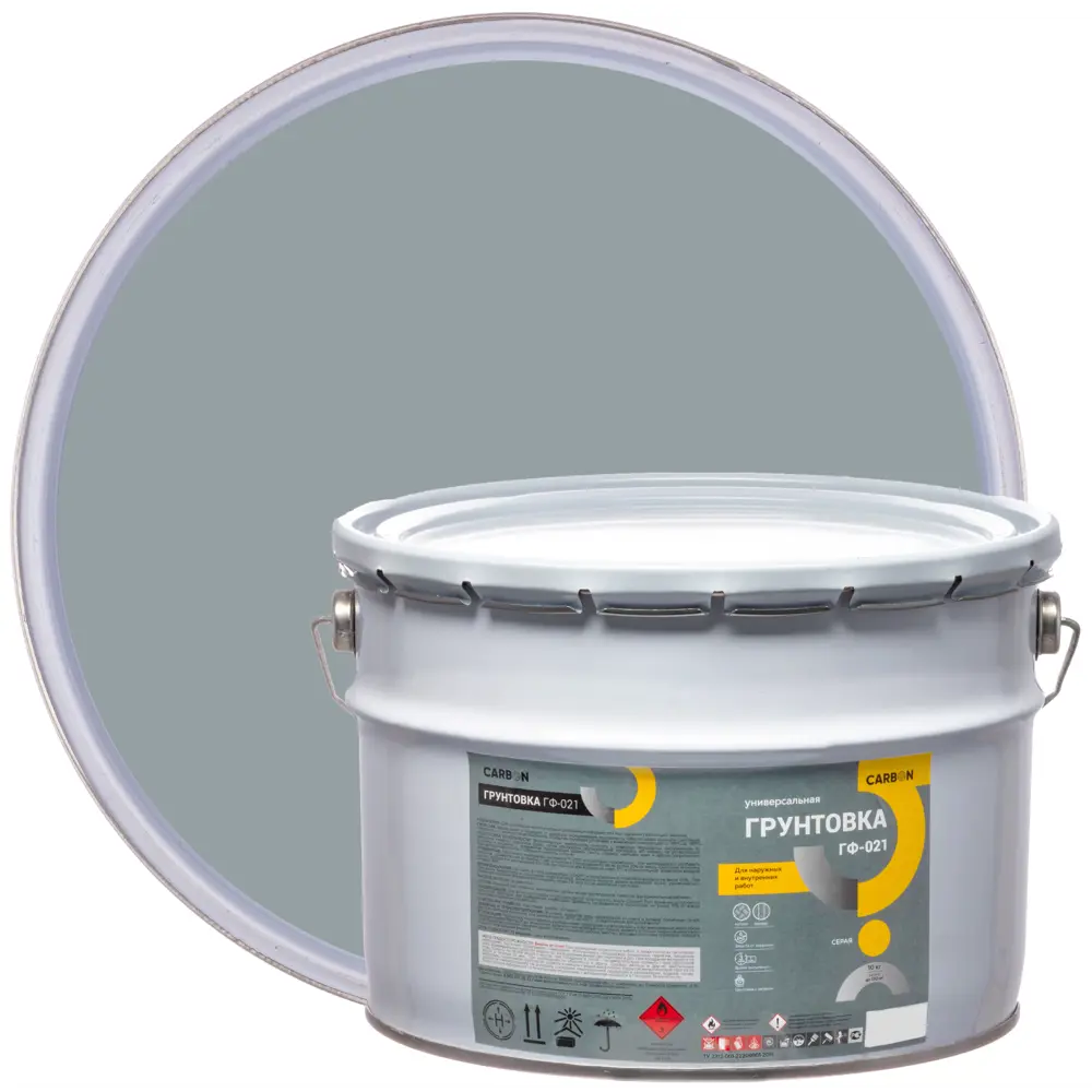 Грунтовка ГФ-021 Carbon серая 10 кг 82746273 STLM-2105106 