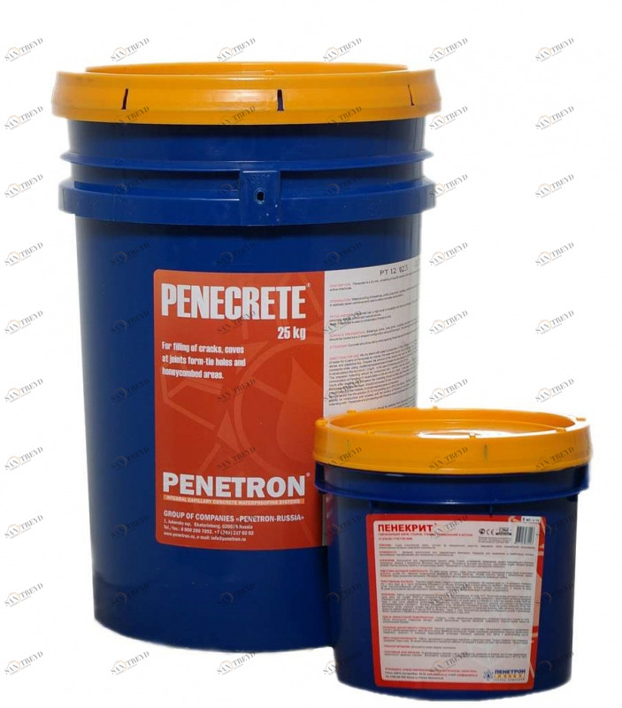 Смесь сухая Penetron Penegrete / Пенетрон Пенекрит для швов 25кг 5488