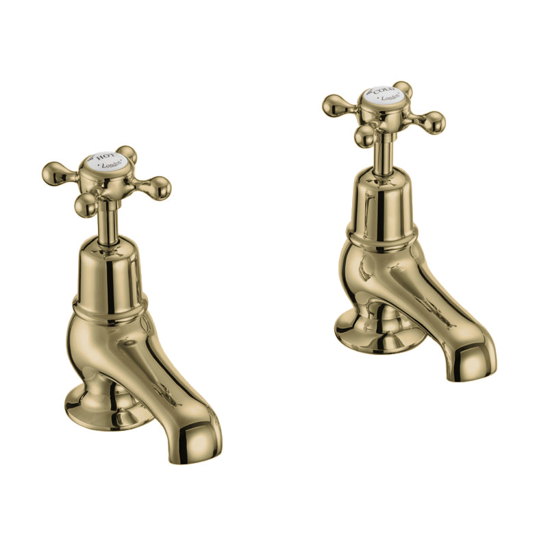 Burlington Отводы для бассейнов Клермонта 3 " Четвертьоборот с белым акцентом в Chrome CL1-QT  - Вид №3