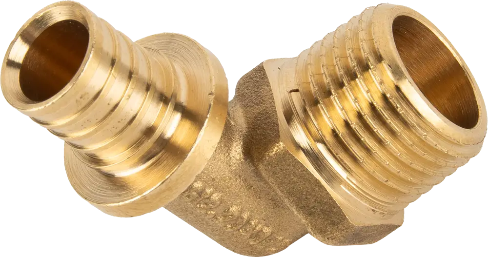 Угловой фитинг РОСТЕРМ 1/2"×16 мм для систем водоснабжения и отопления 84341396