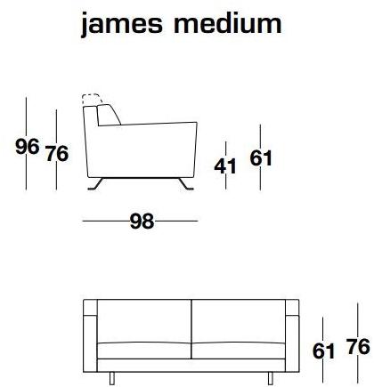 Frigerio Salotti 4-х местный тканевый диван с подголовником James sun-id-1482152 - Вид №2