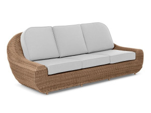 3-местный мягкий садовый диван из смолы