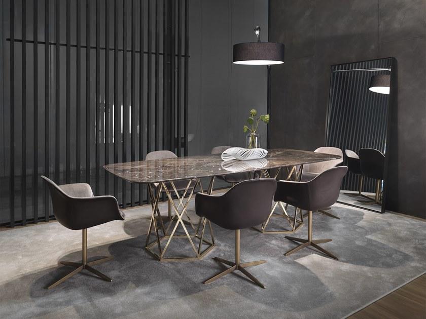 Marelli Прямоугольный обеденный стол из мрамора Tatlin sun-id-1402739 - Вид №2