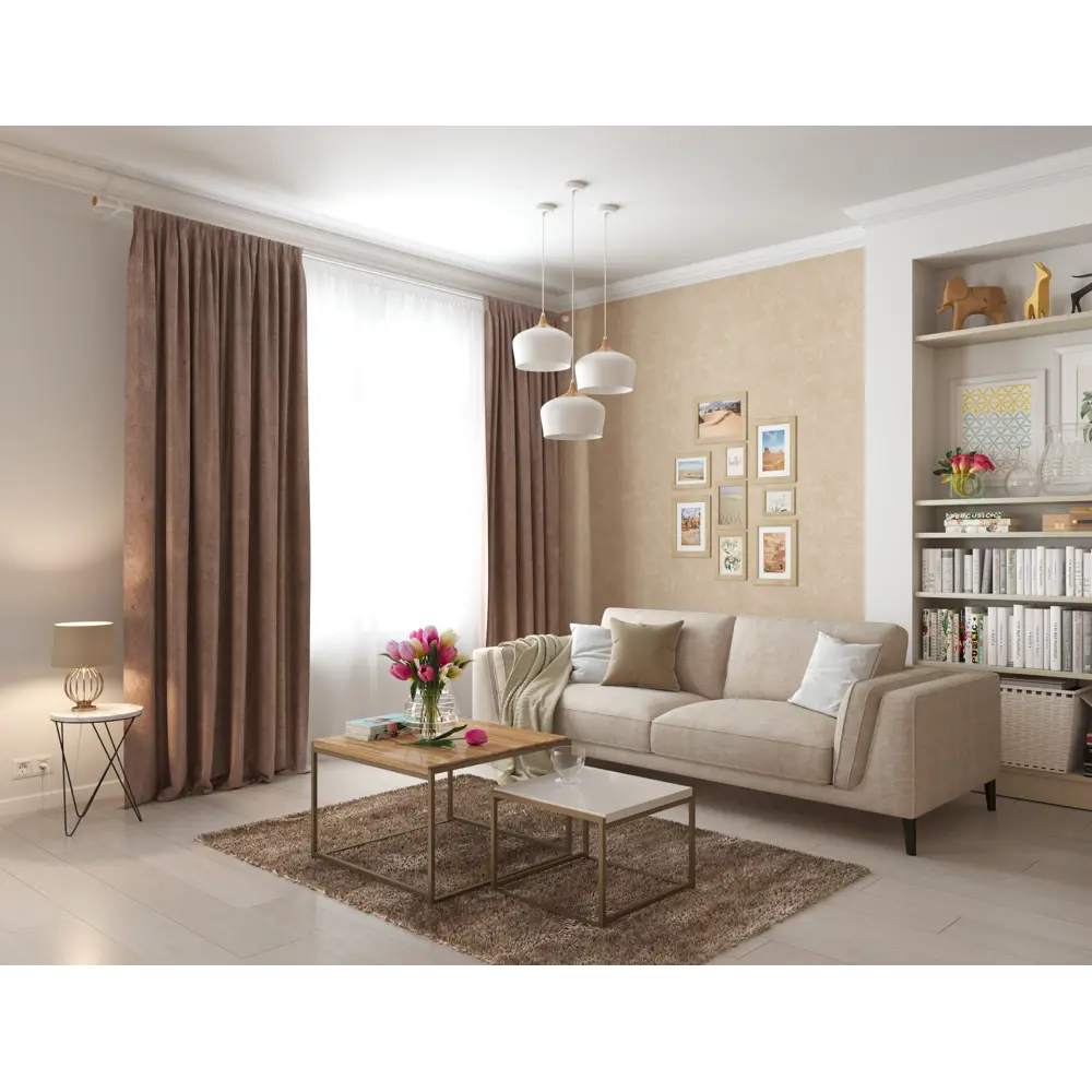 Штора на ленте «Релакс» 140х280 см цвет коричневый 17989863 STLM-2070264 INSPIRE  - Вид №4