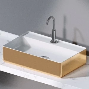 L621250 Накладная раковина на столешницу  прямоугольная A. e T. Italia Fly