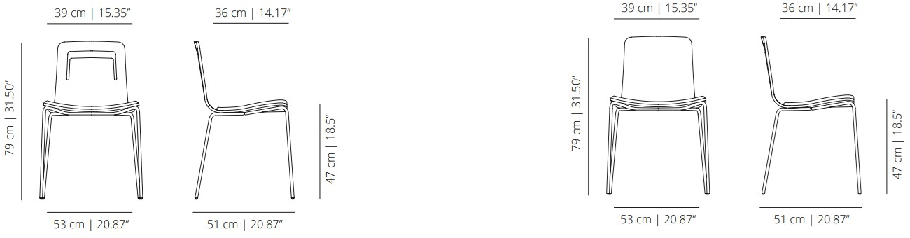 Viccarbe Штабелируемый деревянный стул со встроенной подушкой Klip sun-id-1492700 - Вид №2