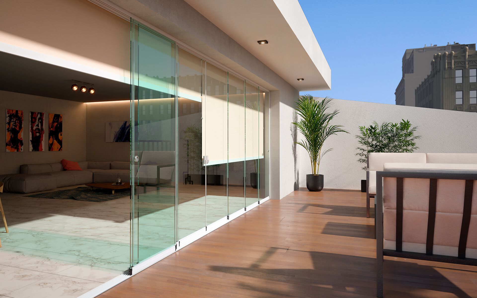 Раздвижные стеклянные окна Saxun IRAS ARCH-00118998 - Вид №1