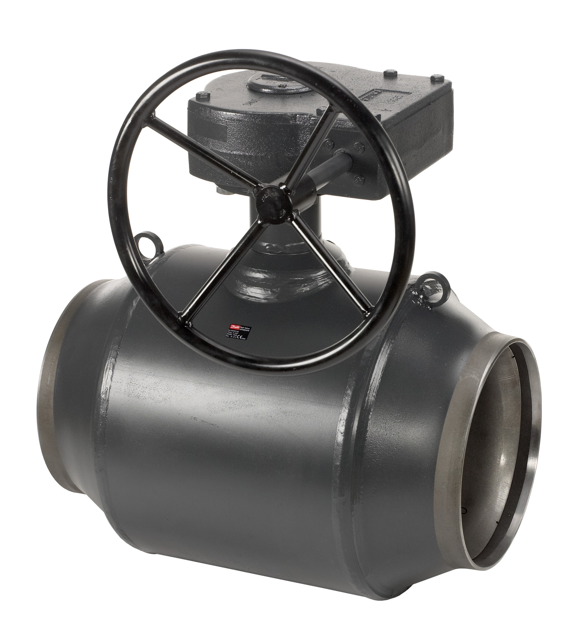 Danfoss JiP цельносварные из углеродистой стали с полным проходом (PN 16/25/40) JIP FF Кран шар полнопр Ду250 Ру16 ред 065N1261  - Вид №14