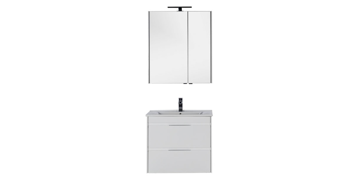 Комплект мебели Aquanet Тулон 75 белый 00183626 - Вид №1