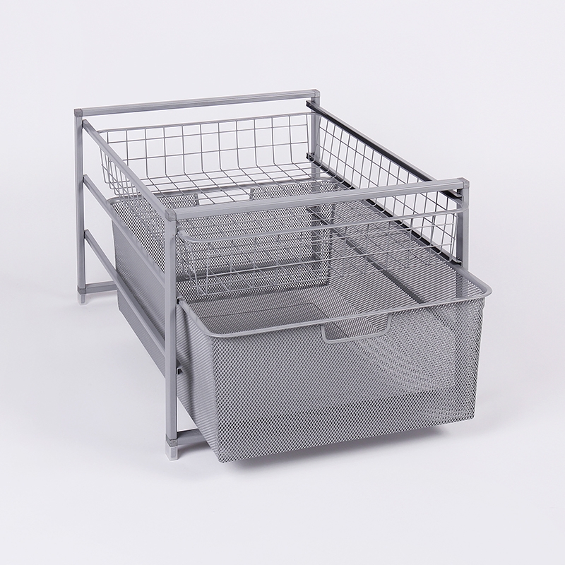 Корзина мелкосетчатая , 555х410х185 мм, серый LJPS0545 Public Steel Россия  - Вид №1