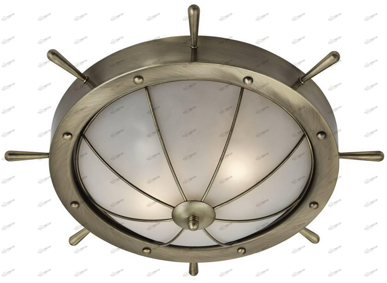 Потолочный светильник Arte Lamp Wheel A5500PL-2AB ARTE LAMP WHEEL 073642 Белый;бронза 