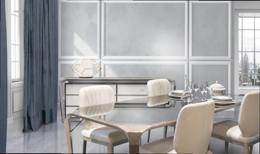 Tonino Lamborghini Casa Обеденный стол из зеркального стекла Sebring sun-id-1349247 - Вид №4