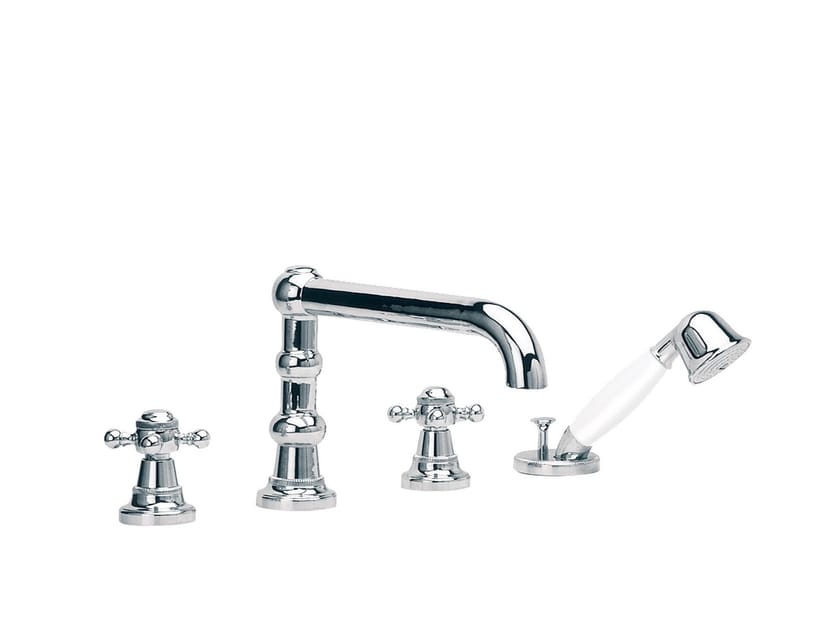 Набор для ванны с 4 отверстиями и ручным душем rvb 1920-1921 ARCH-00025255