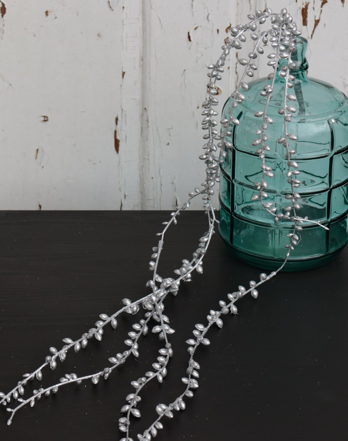 1076 996 a3 Искусственная гирлянда, 73 см, серебро H-andreas  - Вид №7