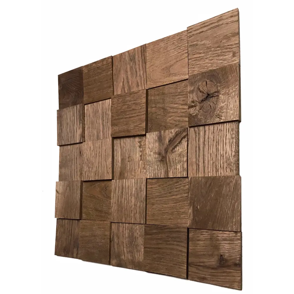 3D мозаика Arabesco экзотик дуб шоколадный 100x100 мм 7 шт. 0.84 м² 83986093 STLM-2015372  - Вид №2