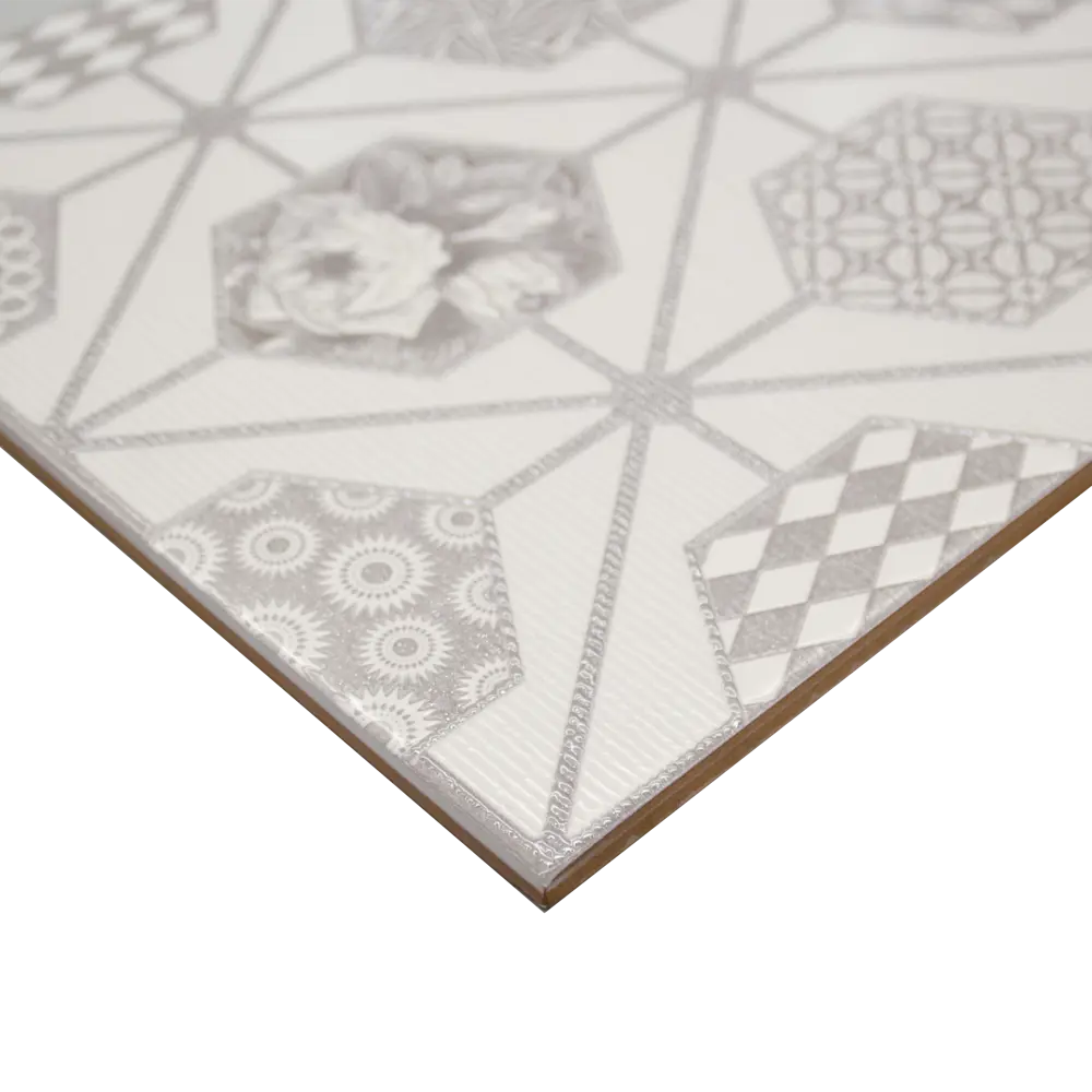 Декор настенный Azori Devore Лайт Geometria 31.5x63 см матовый цвет белый геометрия 82604093 STLM-2163915 - Вид №2