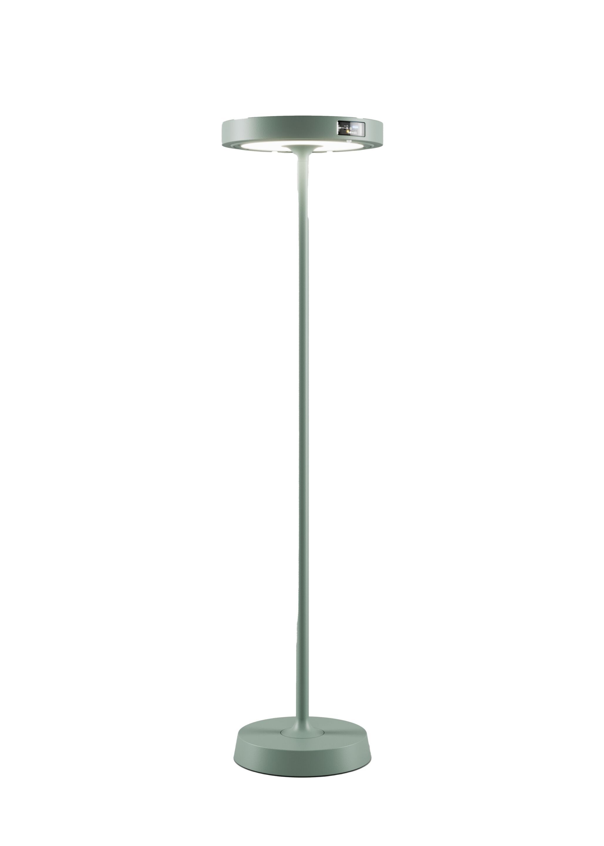 Алюминиевая напольная перезаряжаемая напольная лампа Zafferano BARBELL SOLAR RF ARCH-00092220 - Вид №10