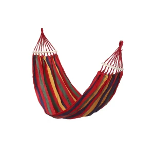 Гамак садовый 200х80 см дерево/полиэстер разноцветный
