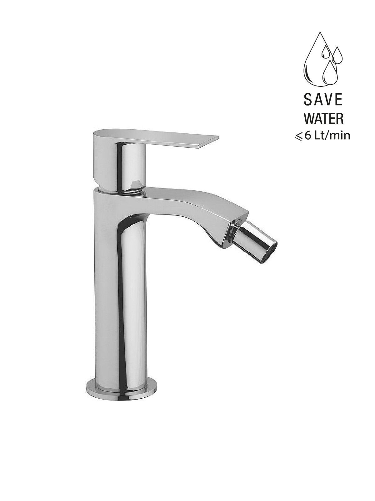 Однорычажный смеситель для биде без слива Rubinetterie Frattini Птолемей ARCH-00120735