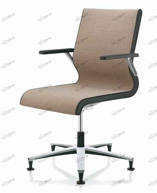 ZÜCO Поворотный офисный стул из ткани с подлокотниками Lacinta comfort line El 112