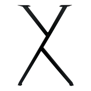 Подстолье для обеденного и письменного стола 71 см сталь цвет черный сатинированный