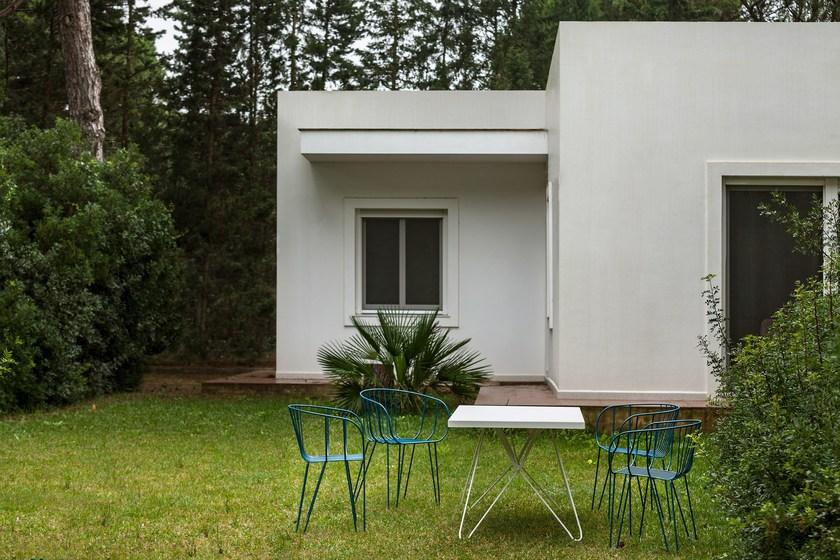 iSimar Штабелируемый садовый стул из оцинкованной стали Olivo 9133 - Вид №4