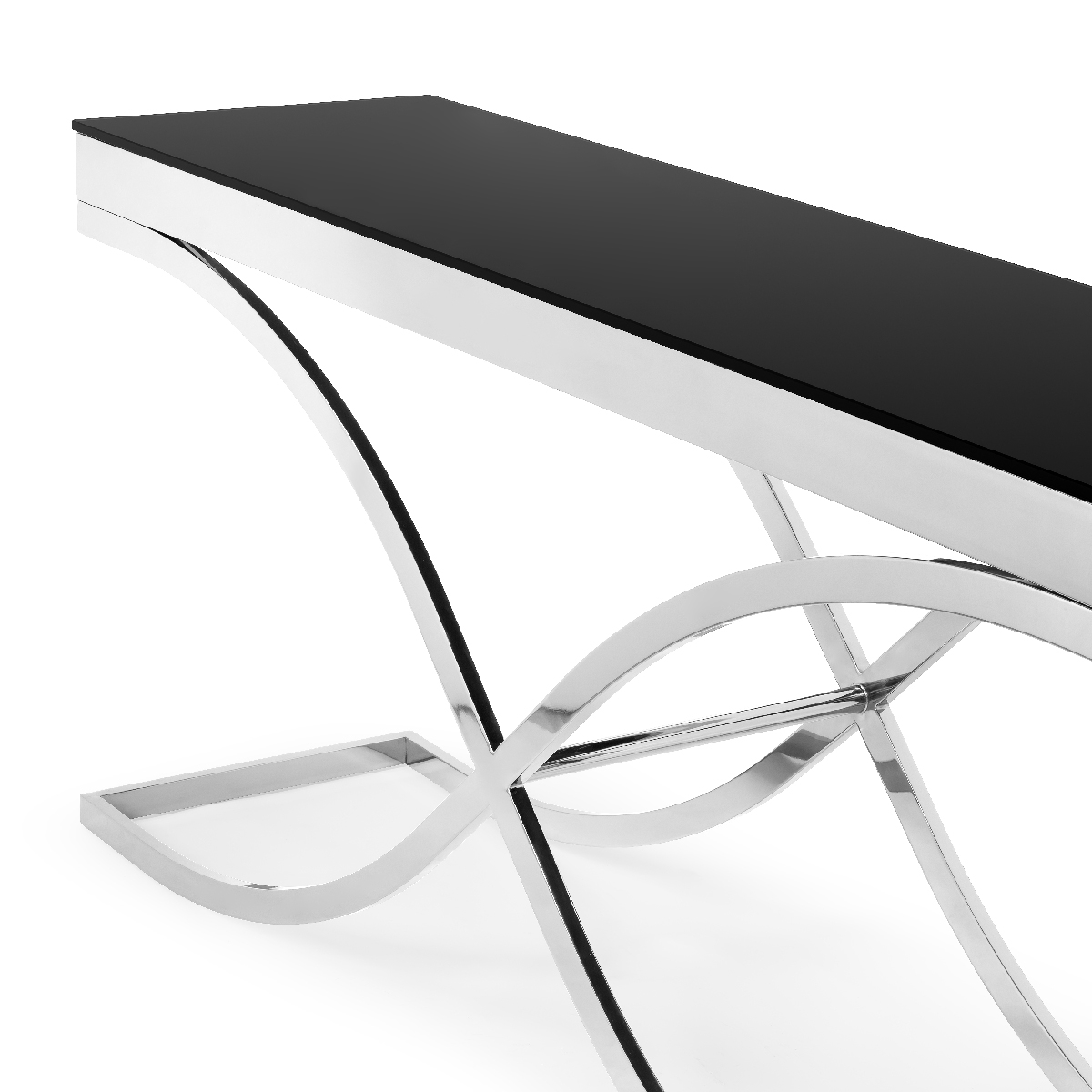 450240-02 ABHIKA КОНСОЛЬ GARDA X H88 180X50 SILVER  - Вид №3