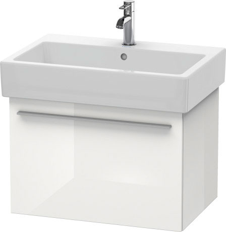 XL604201818 Тумбочка подвесная X-Large #XL6042 650 x 443 мм Белый матовый, декор Duravit - Вид №2