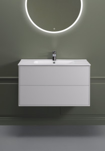 1590010 Шкаф Для Умывальника Edge 800 Белый Hafa  Белый