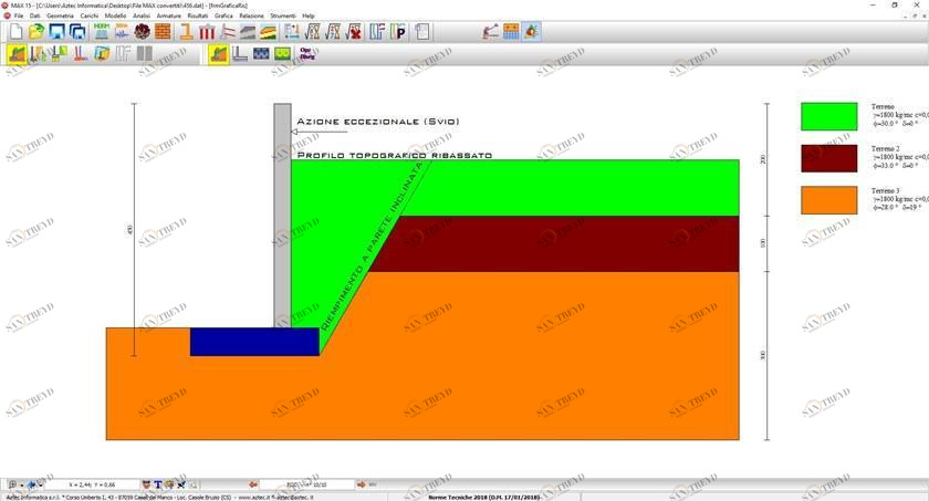 Aztec Informatica Расчет подпорной стенки sun-id-1390565