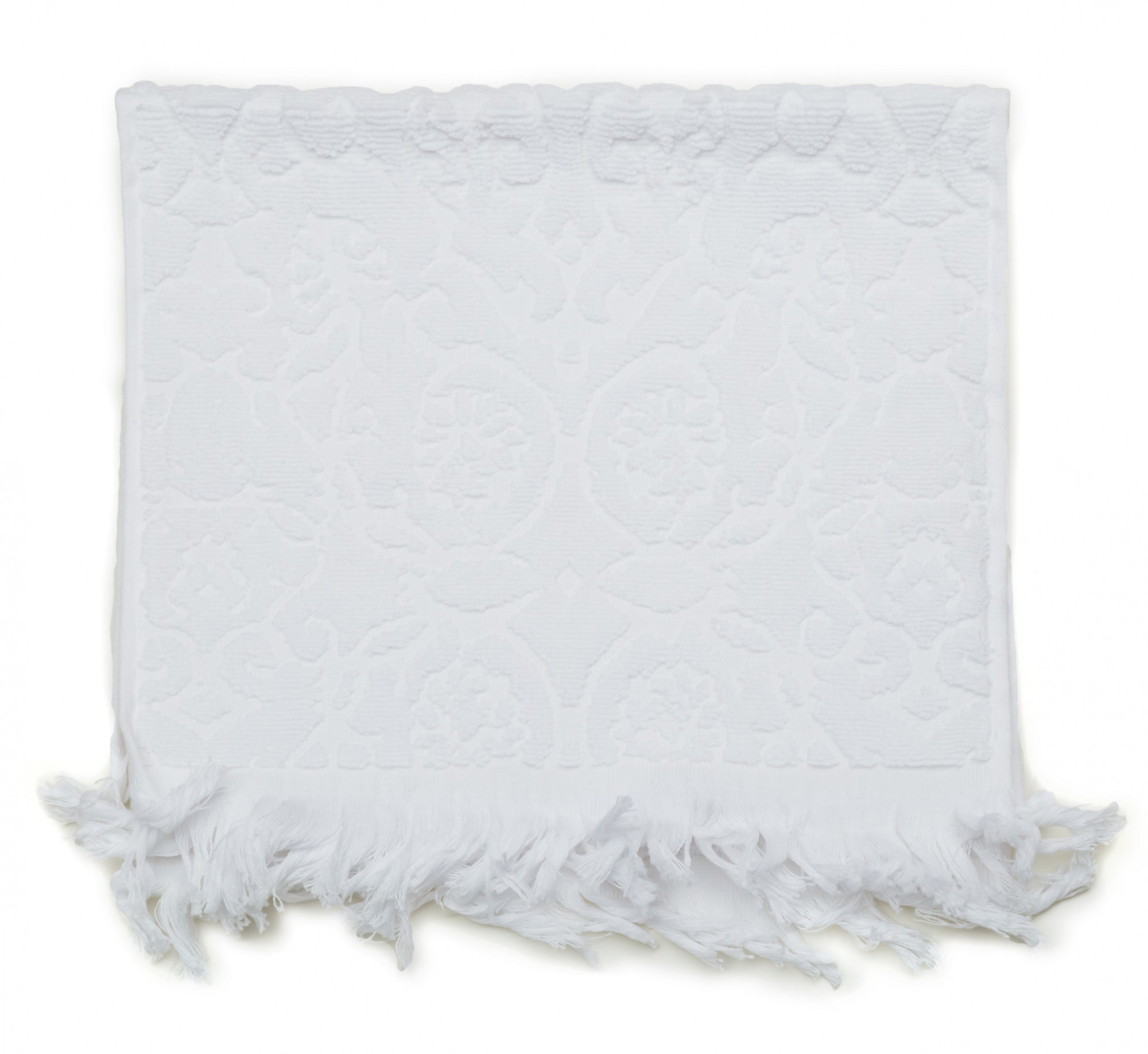 PR_BL_55 Полотенце Princess blanc белый 55/110, хлопок 550 гр/м2 Blanc des Vosges Santreyd 