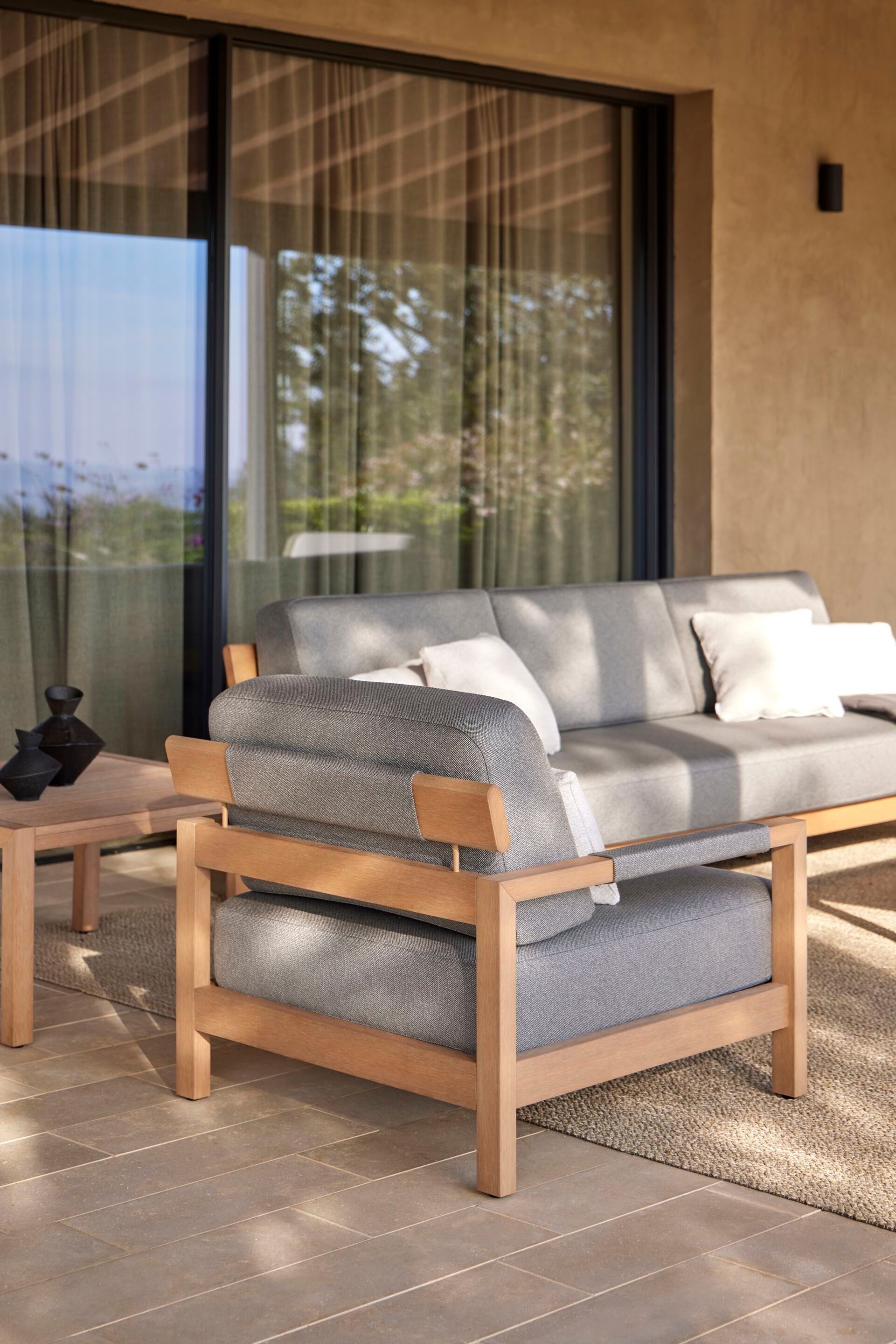 Тканевое садовое кресло с подлокотниками POINT Kubik ARCH-00132181 - Вид №5