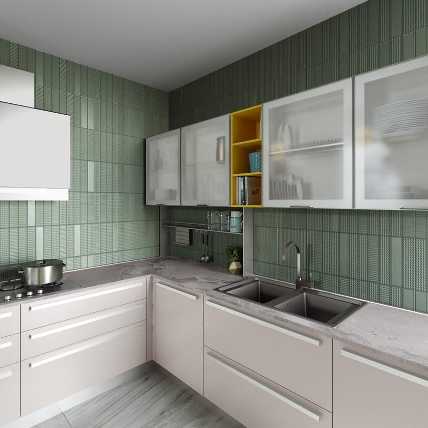 CREO Kitchens Модульная кухня с полуостровом sun-id-1370273 - Вид №2