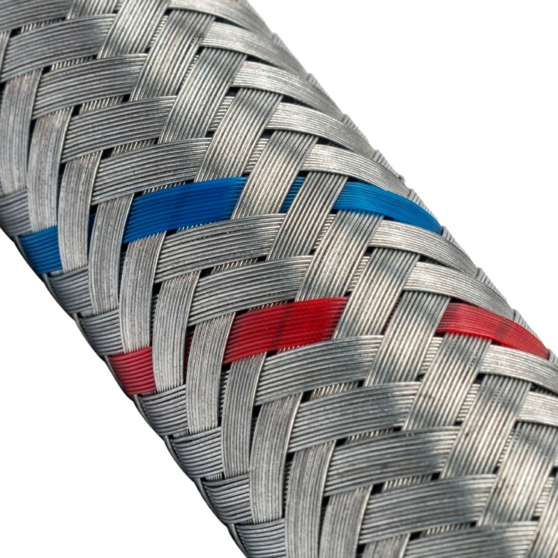 Гибкая подводка для воды угловая НР 1 х ВР 1 STOUT - 600 мм SHF0166252525 - Вид №1