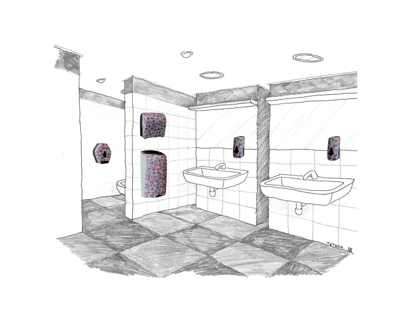 BUH201 Держатель для туалетной бумаги UNIQUE JOY LINE Merida  - Вид №1