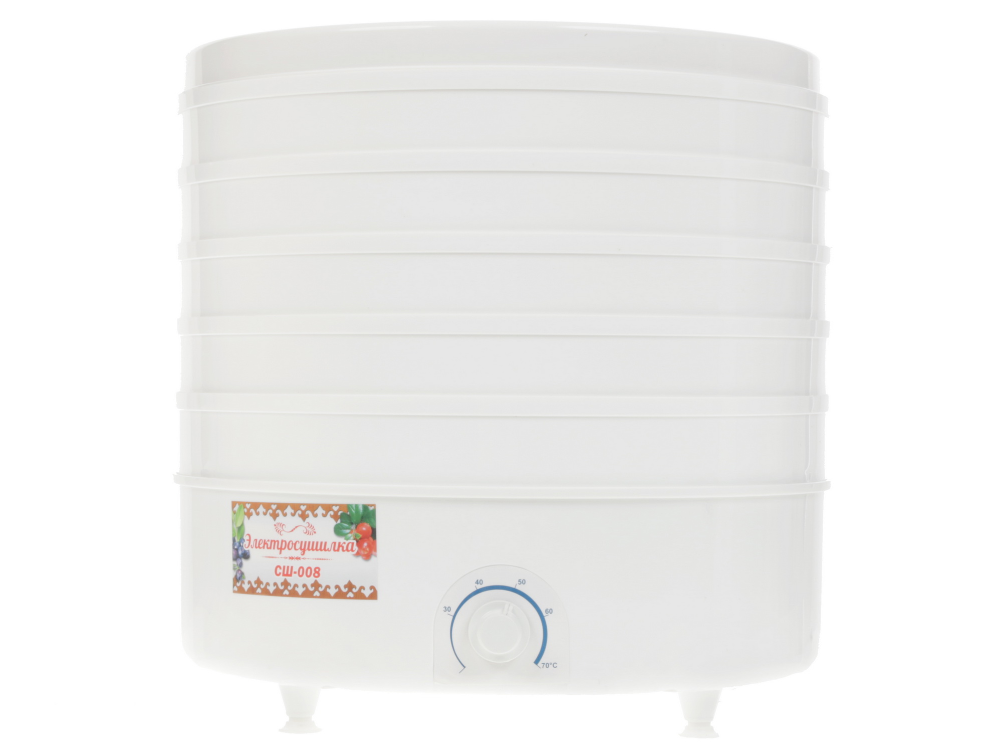 1108556 Сушилка для овощей и фруктов Чудесница-Люкс СШ-008 белый STDN-0095115 - Вид №1