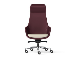 5-спицевое офисное кресло с высокой спинкой