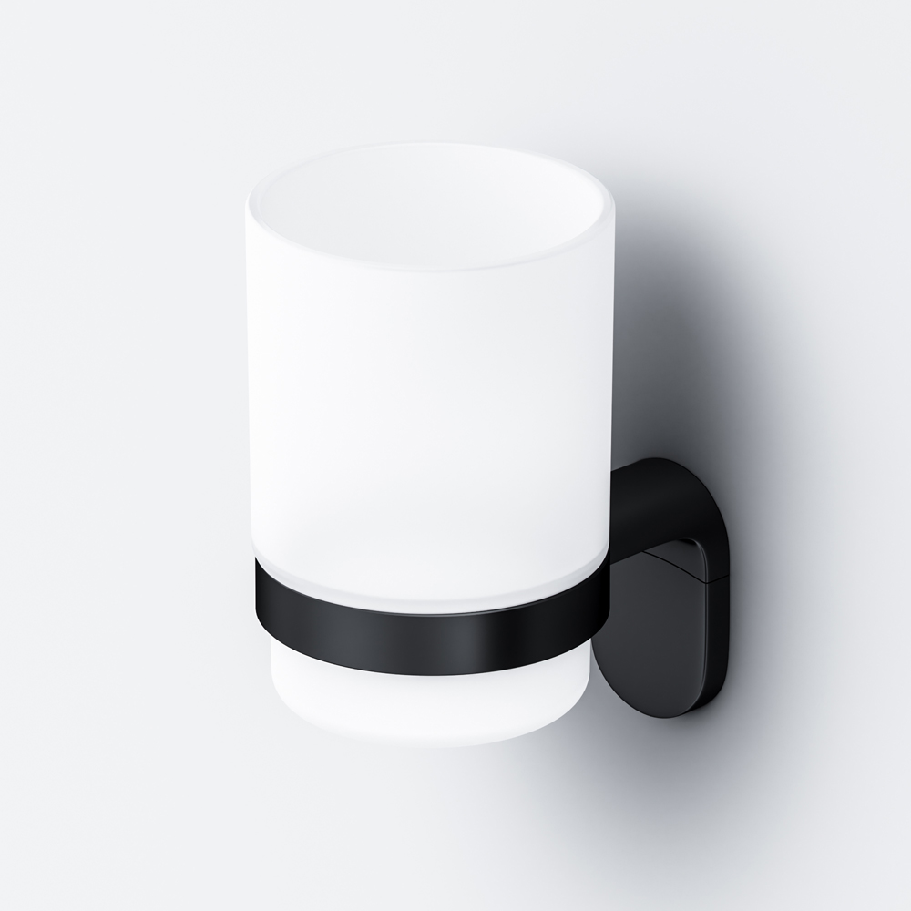 A8434322 Стеклянный стакан с настенным держателем AM.PM X-Joy  - Вид №2