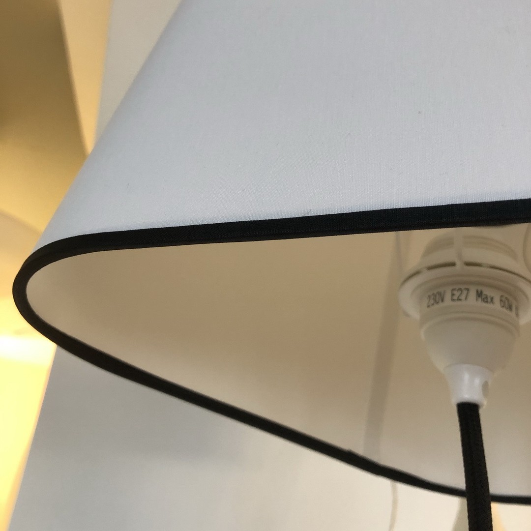 Designheure Lustre 10 Moyen Nuage Blanc bord noire люстра подвесная 102853 - Вид №2