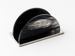 Держатель для салфеток из рога и латуни