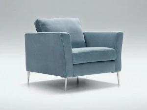 Sits Кресло с обивкой из ткани с подлокотниками Caprice