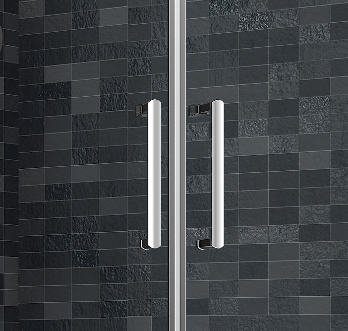 Дверь в нишу DWH04A0 Merlyn Ionic Хромированный  - Вид №3