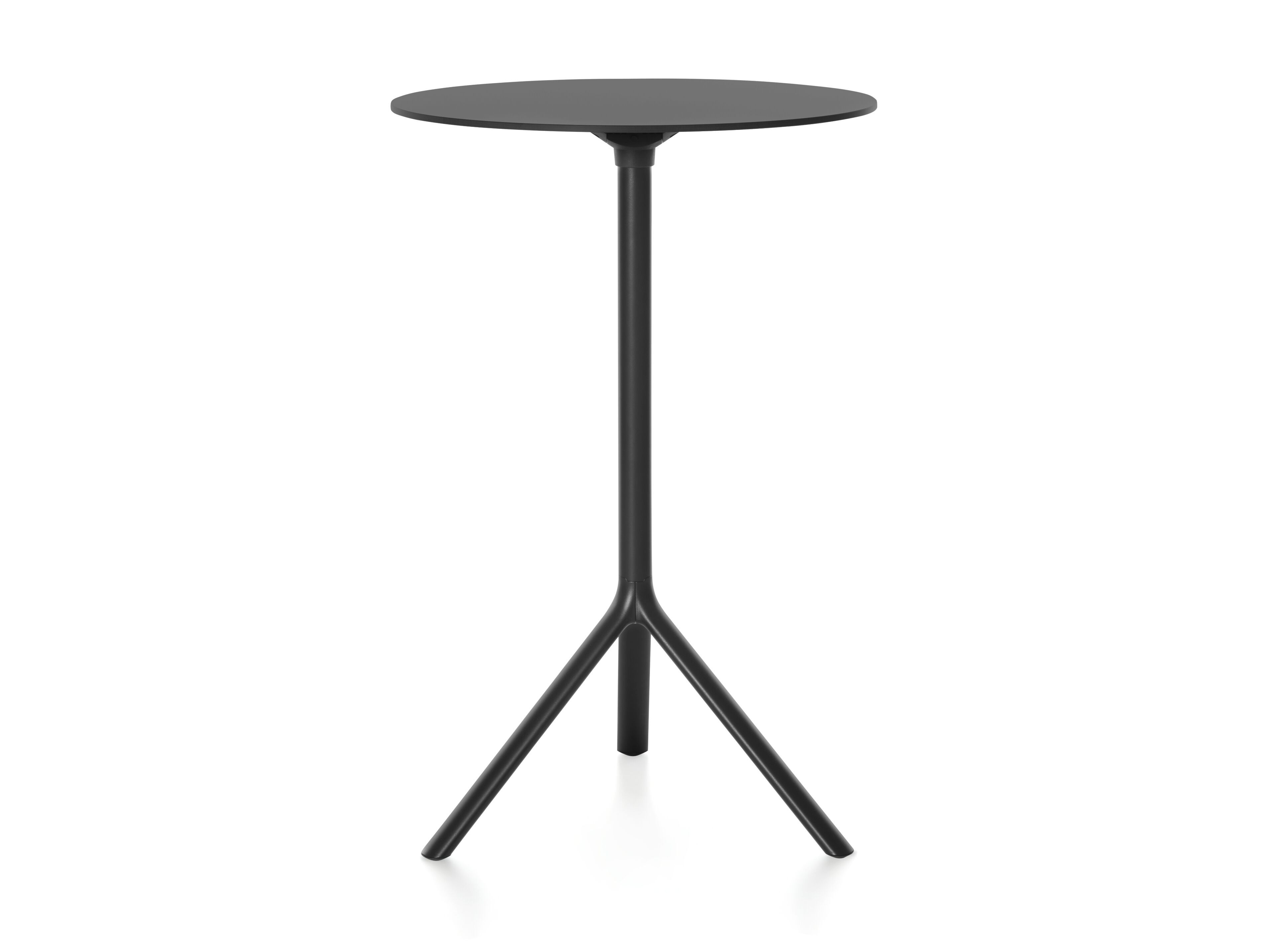 Высокий круглый алюминиевый садовый стол с порошковым покрытием Plank ARCH-00099348